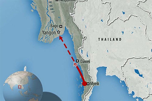 Hallan el avión desaparecido en Myanmar Hallan el avión desaparecido en Myanmar